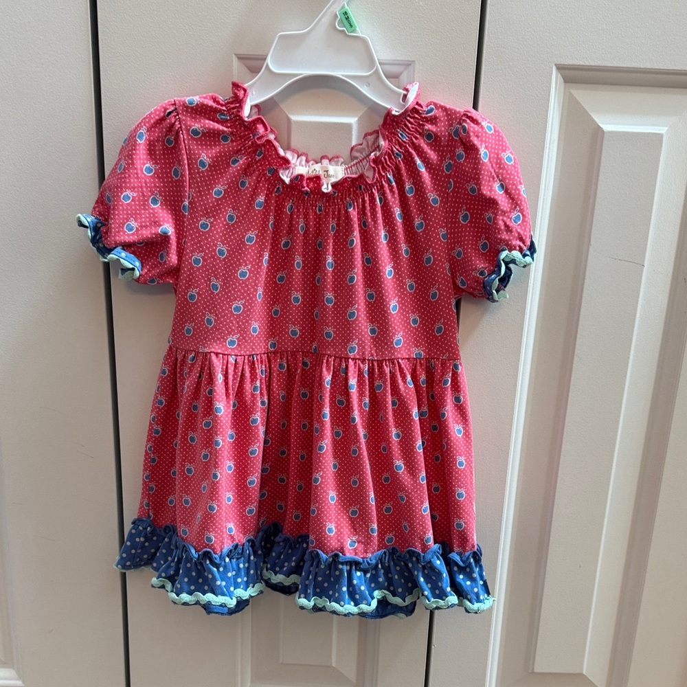 Matilda Jane Pink and Blue Ruffle Blouse